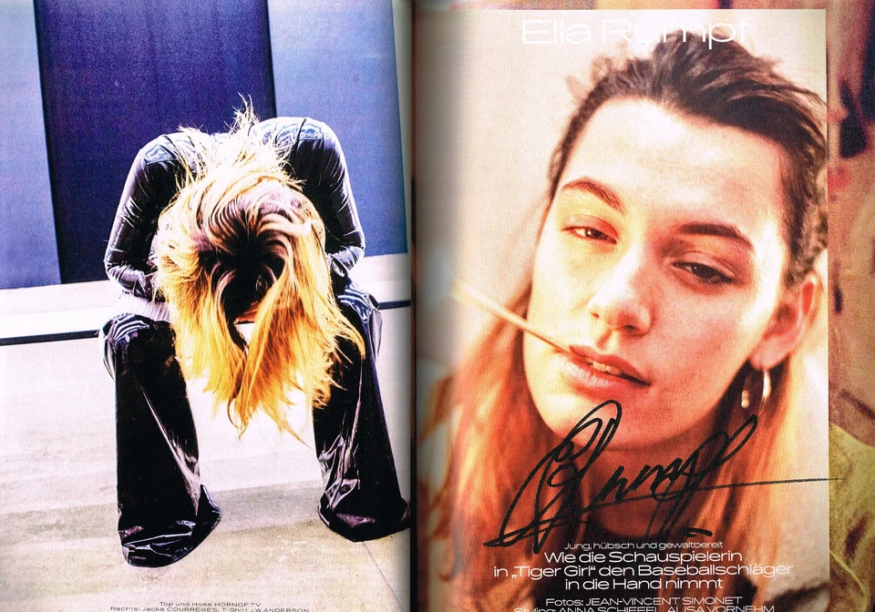 German InterVIEW Magazine Spring 2017 JANE MOSELEY Ella Rumpf CHLOE SEVIGNY @NEW - Image 4 of 4