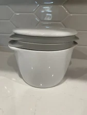 Pampered Chef Breakfast Sandwich Maker #2634  Ceramic White NEW No Box Never Use