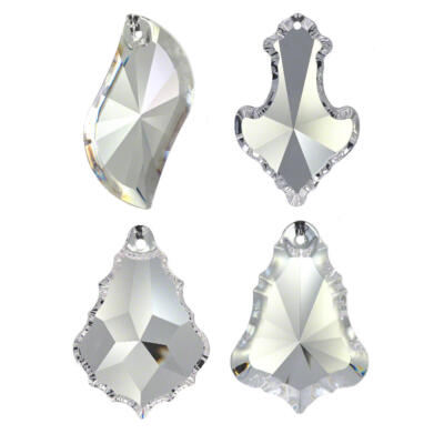 Kristallset 4tlg. 'Pendel' 50mm Crystal 30% PbO ~Regenbogen Feng Shui Suncatcher