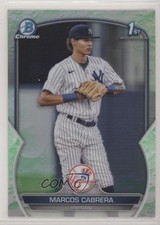 2023 Bowman Chrome Prospects Lunar Glow Refractor Marcos Cabrera #BCP-46 3pu