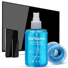 TV Screen Cleaner, Non-Drip Touchscreen Spray with Wiper for CD Disc Laptop Phon
