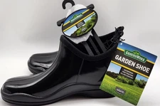 Garden Booties GroundWork Women's Black Waterproof Black Size 8 M NEW
