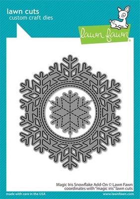 Lawn Fawn, lawn cuts/ Stanzschablone, magic iris snowflake add-on