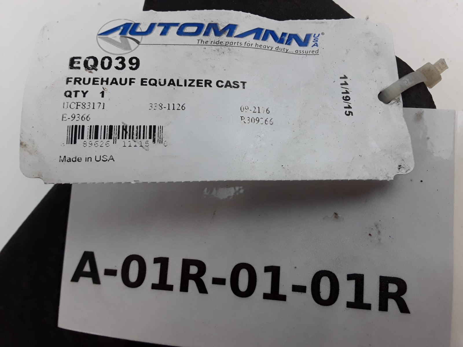 Automann EQ039 Suspension Equalizer Cast Beam Assembly Fits Fruehauf Trailer