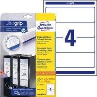 Avery Zweckform L6061REV-20 OrdnerrüCken Etiketten (Mit Ultragrip, 59 X 192 Mm A