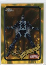 2025 Topps Chrome Marvel Comics Yellow Lava Refractor Black Bolt #116 0b3