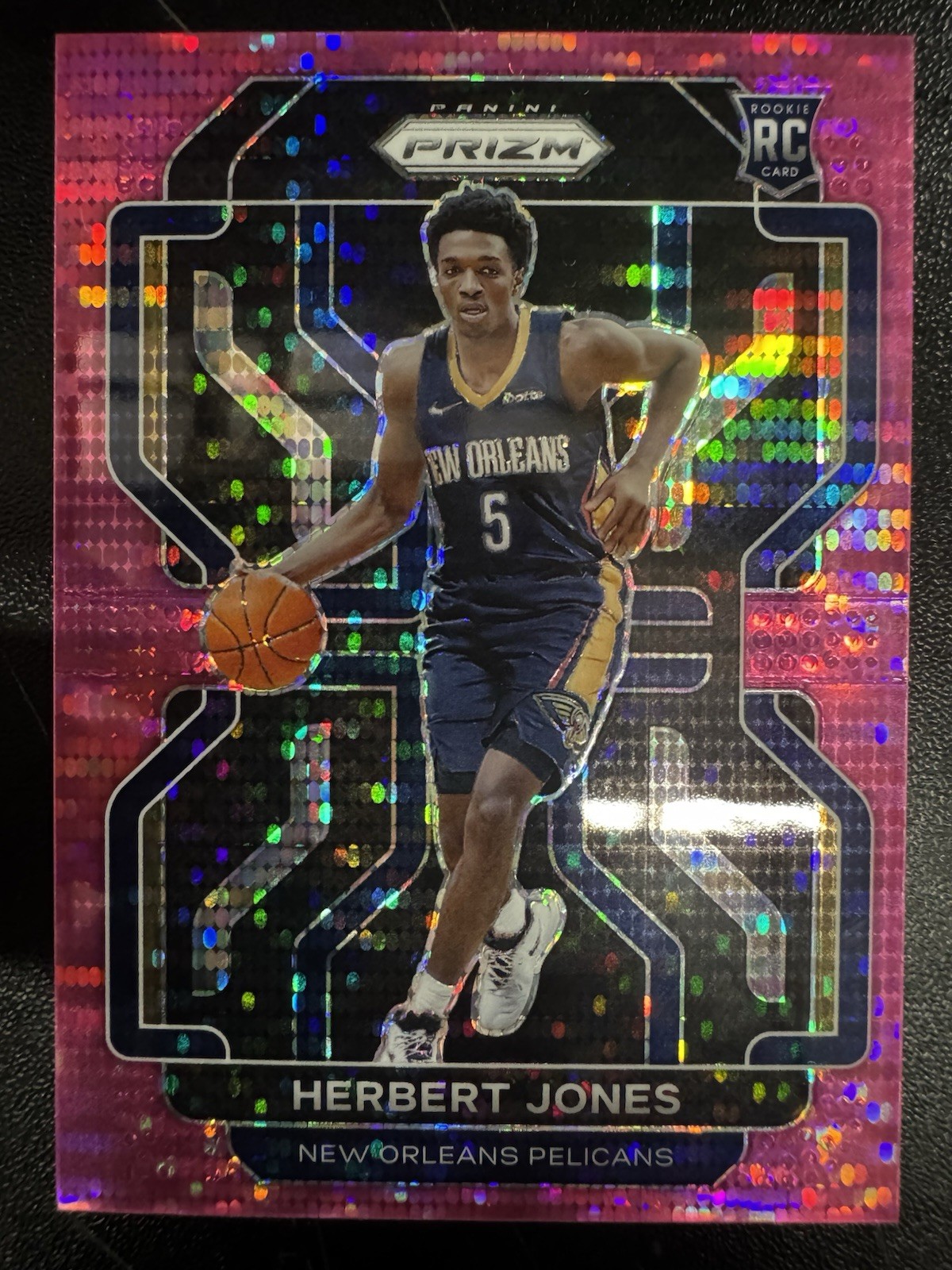 2021-22 Panini Prizm - Herbert Jones #329 Pink Pulsar Prizm /42