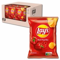 (22,50€/1Kg) Lay's Red Paprika, Kartoffelchips, 20 Beutel Je 35G