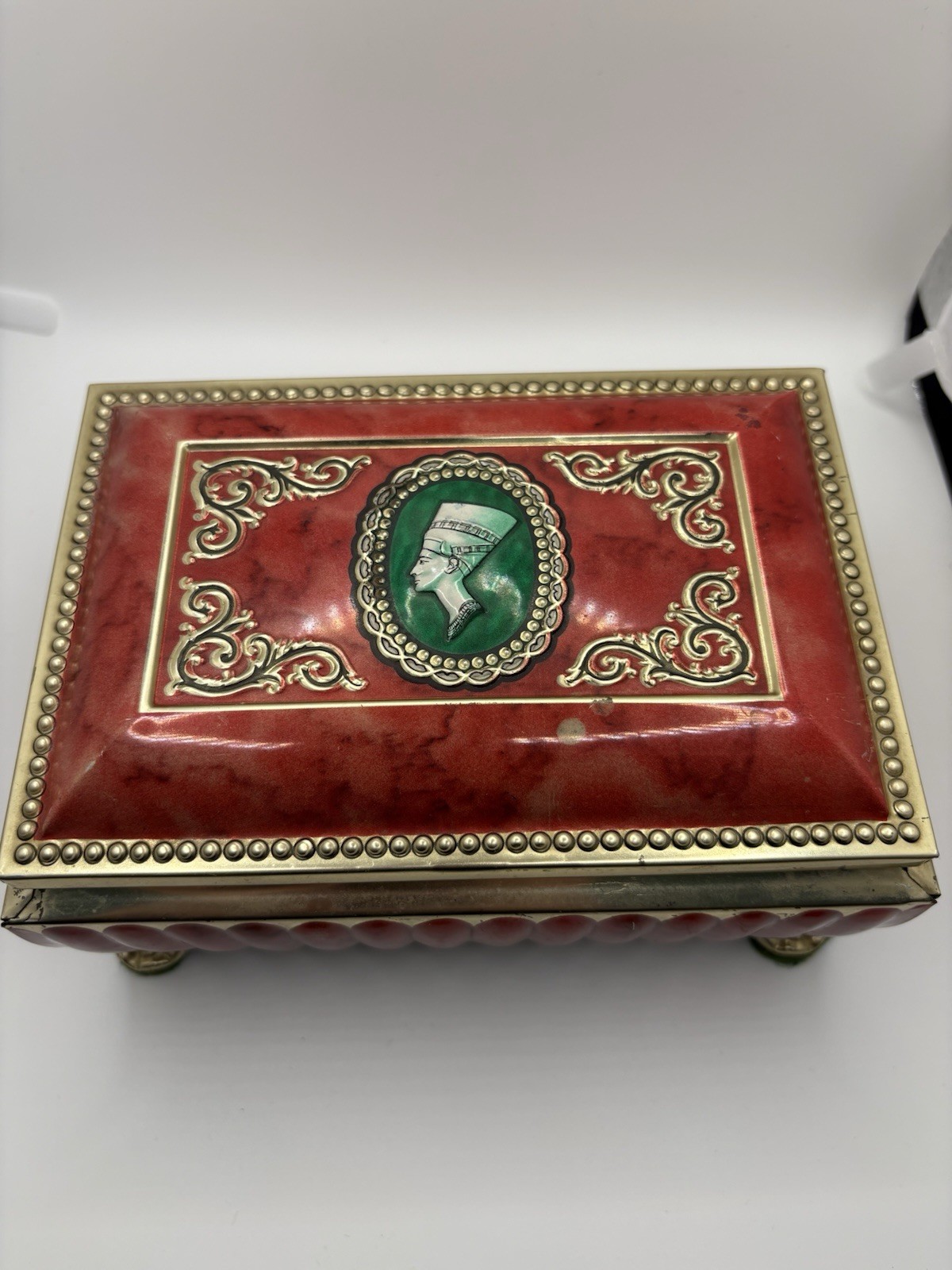 Blue Bird Confectionery Treasure Chest Money Box Tin Worcestershire, England