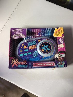 NIB eKids Karmas World DJ Party Mixer Turntable Toy with Built in Microphone