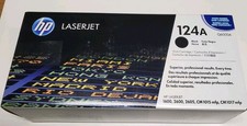 Genuine HP 124A Black Toner Cartridge LaserJet Q6000A OEM New Factory Sealed
