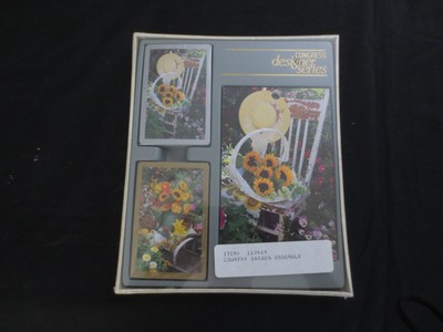 NIP Sealed CONGRESS COUNTRY GARDEN ENSEMBLE Playing Cards Gift Set