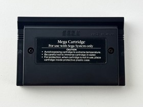 Global Defense (Sega Master System, 1987) Complete With Manual & Insert