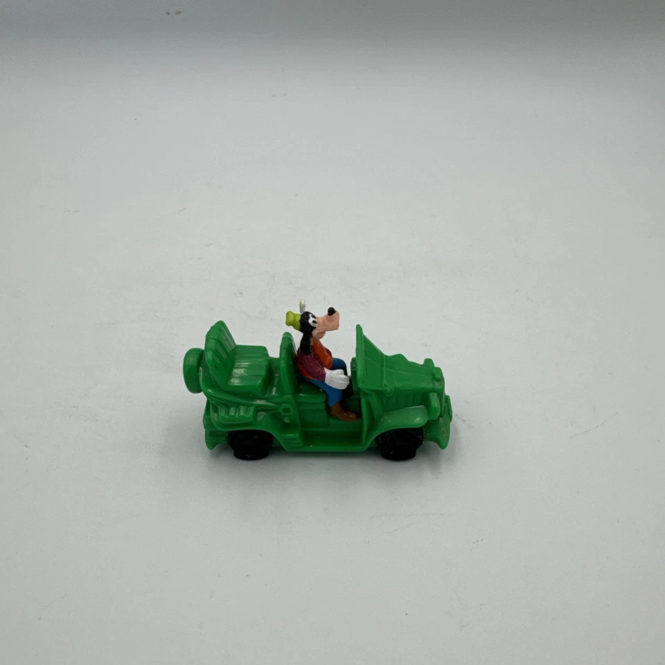 Wind Up Disney Goofy Green Car Plastic 2.5" - Image 4 of 4