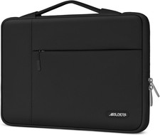 Sleeve for 15-15.6 inch Laptop, Multifunctional Computer Bag with Handle, Black