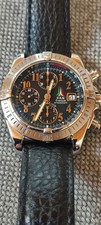 BREITLING CHRONOMAT EVOLUTION A13356 LÜNETTE SCHWARZ FREECE TRICOLORI LIMITIERT