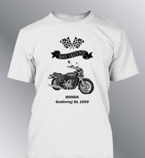t-shirt Honda Goldwing GL 650 1000 1200 1500 Legend moto motorcycle vintage usé