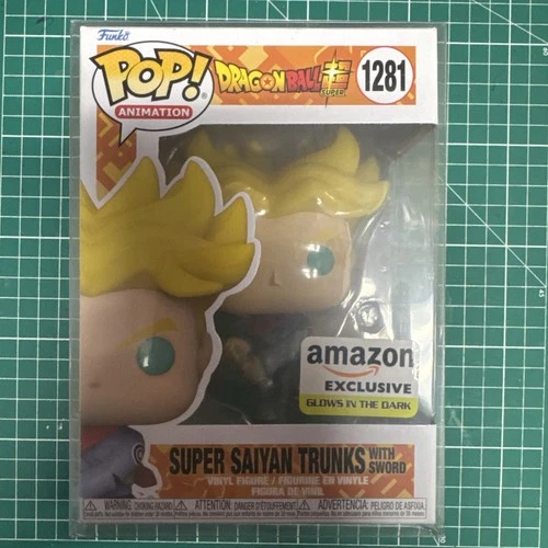 Funko Pop Dragonball Super: Super Saiyan Trunks With Sword 1281 Amazon Glow