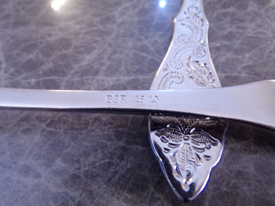 BSF FRIESENMUSTER Vorleger Gemüselöffel und Kartoffellöffel 18/8 TOP - Bild 3 von 3