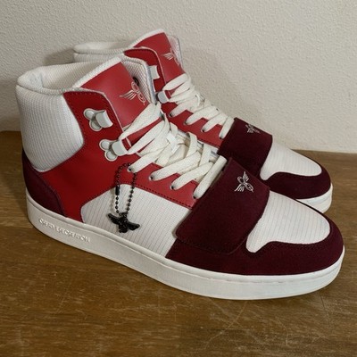 Creative Recreation Cesario High Top Sneaker Burgundy Suede Red - Size 10.5