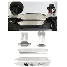 Upgraded For TRAXXAS 1/10 MAXX V2.0 RC Lengthen Metal Chassis Armor Plate Kit