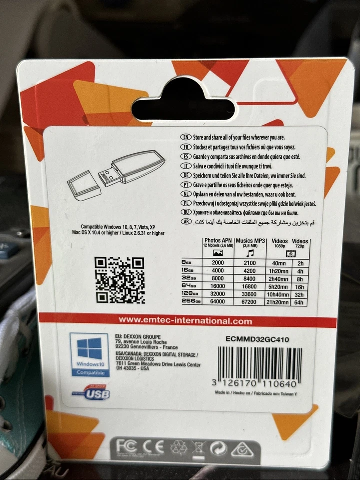 Clé USB 32 GO EMTEC C410 / USB 2.0 - Photo 2/2