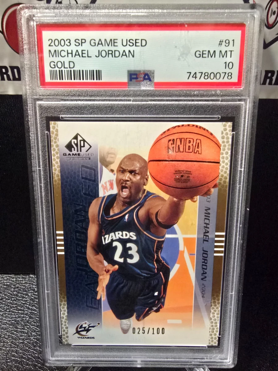 Michael Jordan Washington Wizards Basketball Grade 10 Sports