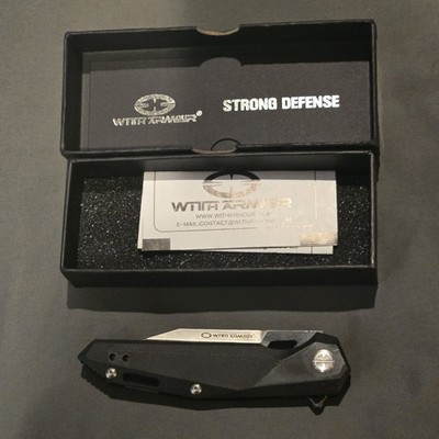 WITH ARMOUR-WA081BK- POCKETKNIFE