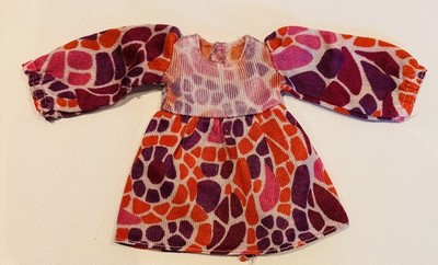   Vintage Pedigree Sindy Doll 1972 ''Puff Sleeves'' Dress