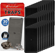 Mouse Traps 30 Pack, Larger Heavier Glue Traps for Mice Rat  Snakes, Non-Toxic