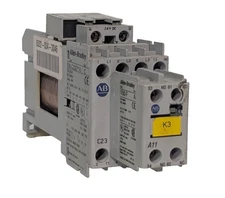Allen-Bradley 100-C23Z*10 Contactor Ser C with 100-F Aux Ser C and 24VDC Coil