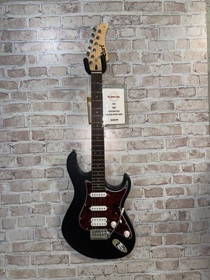 Cort  G110 Open Pore Strat Style Electric Guitar - Black