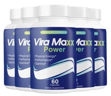 (5 Pack) Vira Maxx Power, ViraMaxx for Men to Support Overall Male Health
