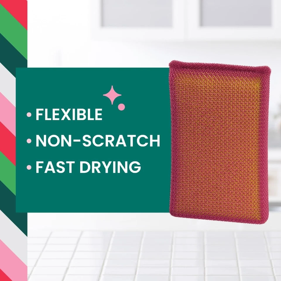 Scotch-Brite Modern Merry Single Red Dobie 1 упаковка - Изображение 2 из 4