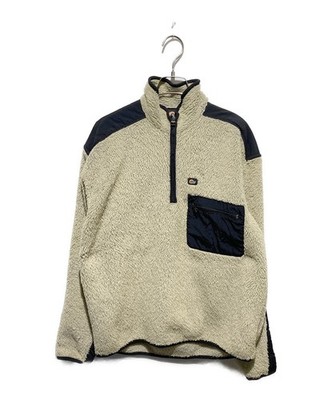 Lowe Alpine Half-Zip Fleece Jacket Size: M Men Beige