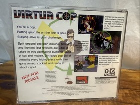 Virtua Cop - Sega Saturn - Not for Resale - Complete In Box - Tested