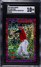 2024 Topps Chrome #29 Jose Tena Magenta Speckle Ref. /350 SGC 10