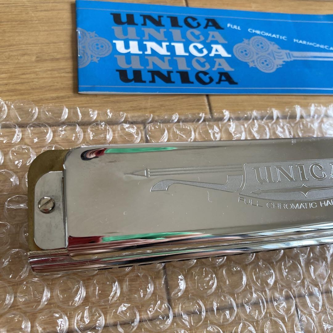 TOMBO UNICA FULL CHROMATIC HARMONICA 日本製 VINTAGE Tombo UNICA Full Chromatic Harmonica 22 Holes 44