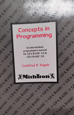 Concepts in Programming; Atari St - Book ONLY- New Old Stock