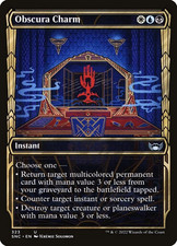 LP Obscura Charm (323) Showcase Streets of New Capenna SNC MTG Magic