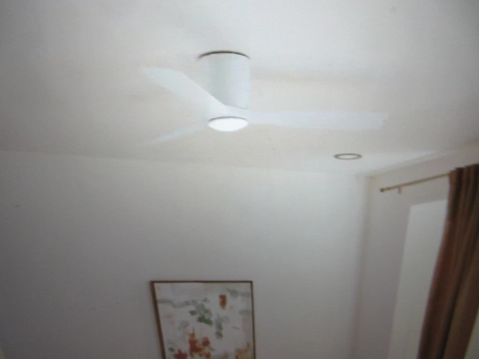 Kichler Volos 54 in. Matte White Low Profile Ceiling Fan with LED & Wall Control - Image 3 of 4