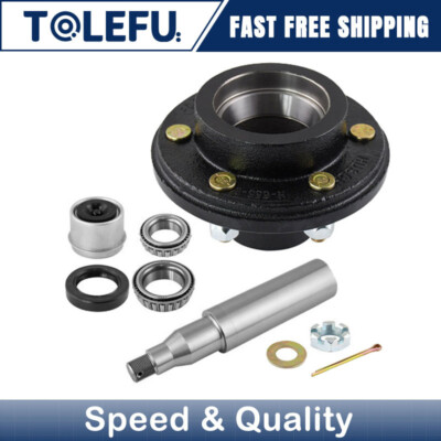 6 x 5.5'' Replacement Idler Round Spindle #42 fits Dexter ALKO Axis Spindle 6000#