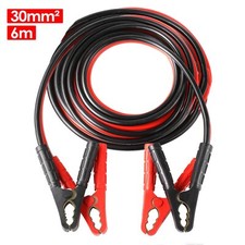 12V/24V Starthilfekabel für Auto PKW LKW, Überbrückungskabel aus Kupfer 6m 30mm²
