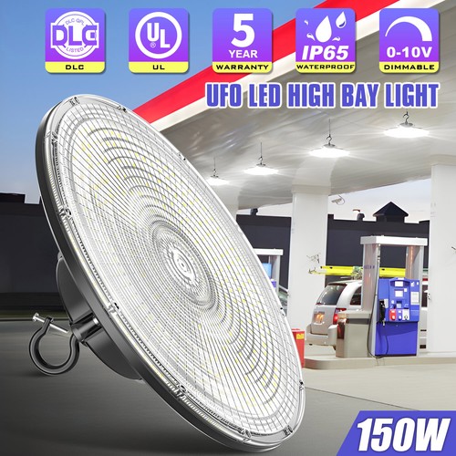 LED UFO High Bay Light 150W Diammable 22500 Lumens Warehouse Commercial Lighting - 第 1/12 張圖片