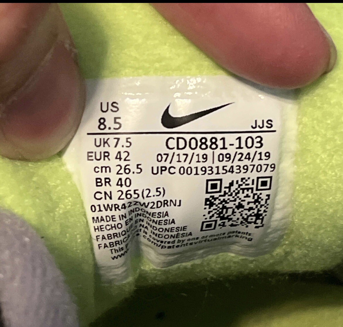 Nike Air Max 90 Volt 2020 - CD0881-103 Unisex Men Size 8.5 