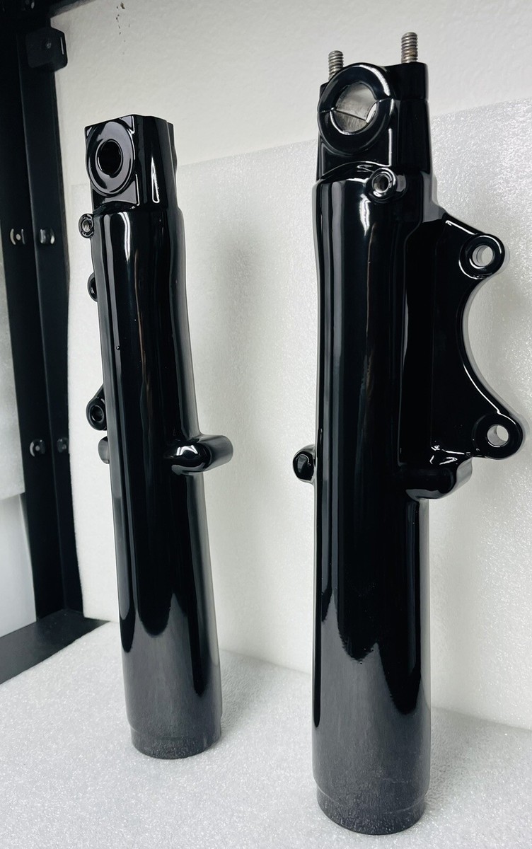 Christoper ホーク HARLEY BLACK TOURING Road King FLHT FL FLHS FORK LEGS 1985 - 99