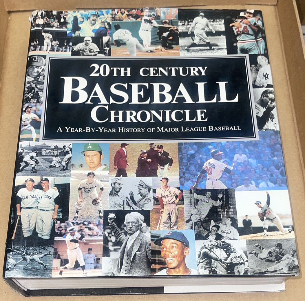 20th Century Baseball Chronicle by David Nemec (1992, HARDCOVER, GOOD)