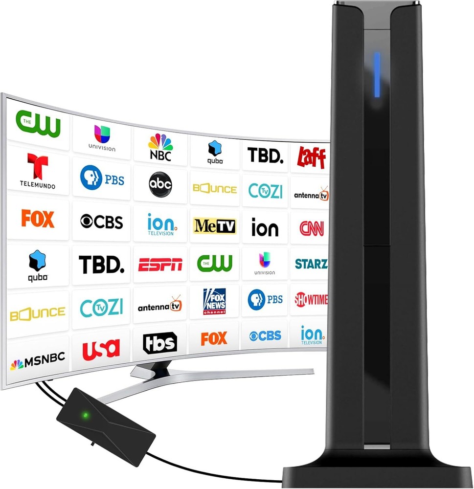 360° HD TV Antenna - Get Crystal Clear Picture Quality with No Cable Necessary