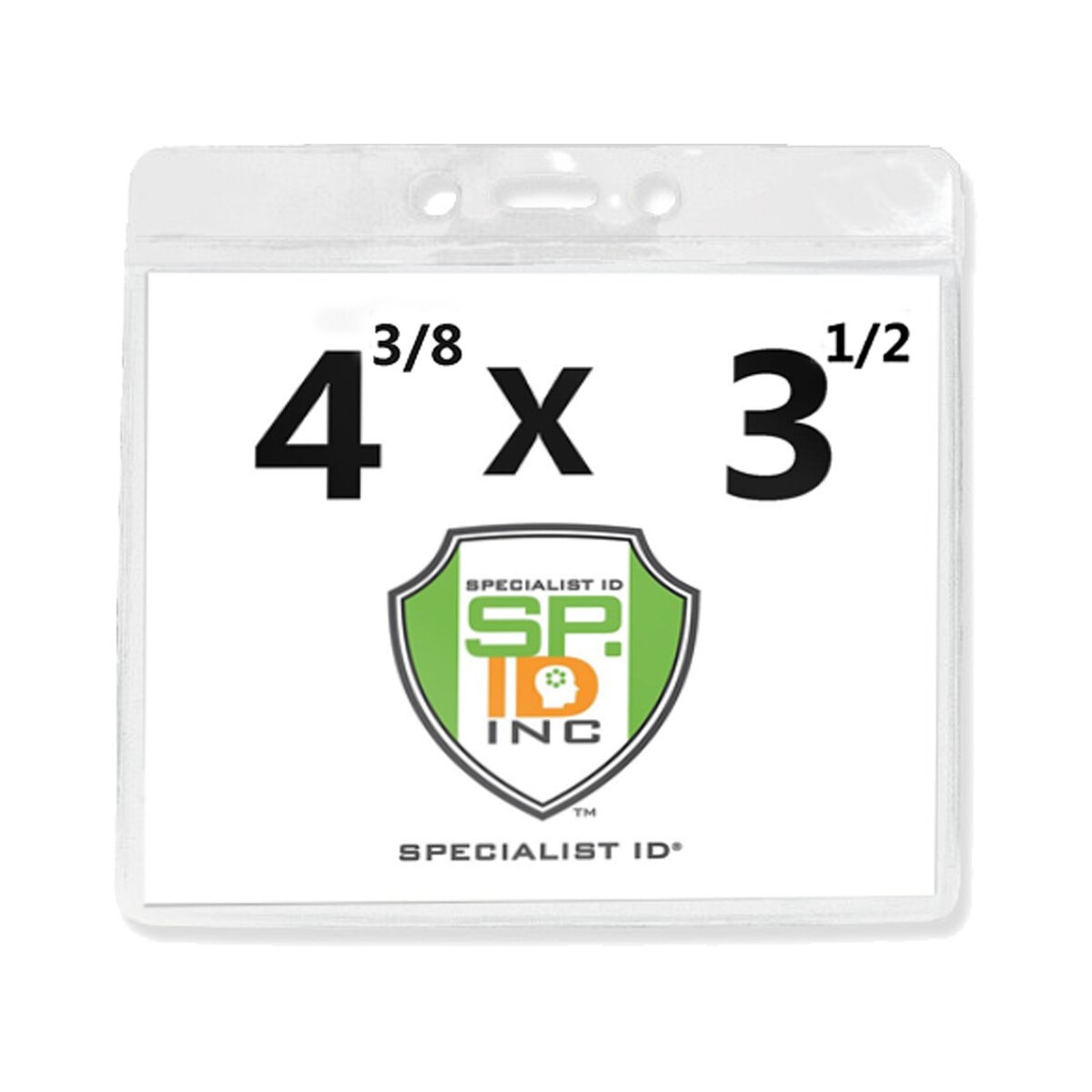 4x3 card sleeve BCW Thick Sleeves 2 3/4 X 3 3/4 100 Pack : Toys & Games ended lanyard in the outer holes Biodegradable PVC Slotted Badge Holder