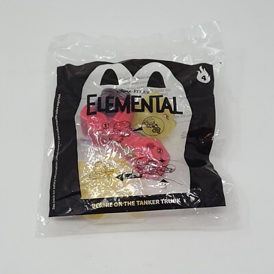 MCDONALDS HAPPY MEAL  TOYS Disney Pixar Elemental 2023- #4 Bernie On The Tanker